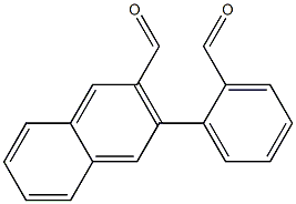 2-Naphthalenecarboxaldehyde, 3-(2-formylphenyl)- Struktur