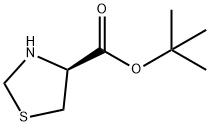 S-4-Thiazolidinecarboxylic acid -1,1-dimethylethyl ester Struktur