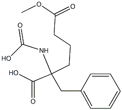 Cbz-RS-2-Aminoadipic acid 6-methyl ester Struktur