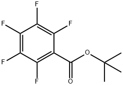 Benzoic acid, pentafluoro-, 1,1-dimethylethyl ester Struktur