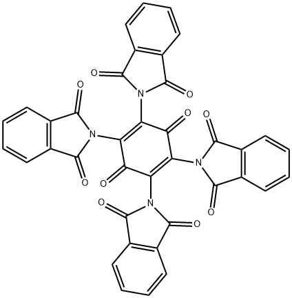 2-[2,4,5-tris(1,3-dioxoisoindol-2-yl)-3,6-dioxocyclohexa-1,4-dien-1-yl]isoindole-1,3-dione