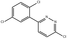 3-chloro-6-(2,5-dichlorophenyl)pyridazine Struktur