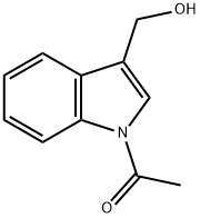 1-[3-(hydroxymethyl)indol-1-yl]ethanone Struktur