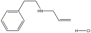 (2-phenylethyl)(prop-2-en-1-yl)amine hydrochloride Struktur