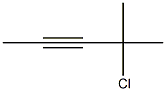 2-Pentyne, 4-chloro-4-methyl- Struktur