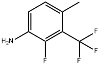 2-Fluoro-4-methyl-3-(trifluoromethyl)aniline Struktur