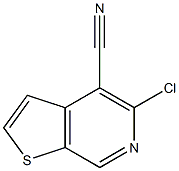 5-chlorothieno[2,3-c]pyridine-4-carbonitrile Struktur