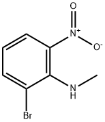 2-bromo-N-methyl-6-nitrobenzenamine Struktur