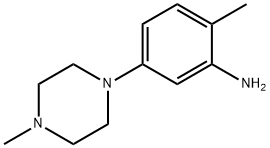 2-methyl-5-(4-methylpiperazin-1-yl)benzenamine Struktur