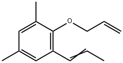 1-ALLYLOXY-2,4-DIMETHYL-6-PROPENYLBENZENE Struktur