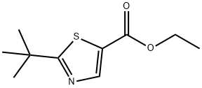 ethyl 2-tert-butylthiazole-5-carboxylate Struktur