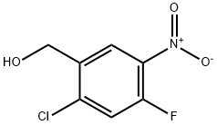 (2-Chloro-4-fluoro-5-nitro-phenyl)-methanol Struktur