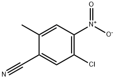 5-chloro-2-methyl-4-nitroBenzonitrile Struktur