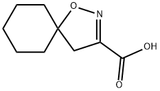 1-OXA-2-AZASPIRO[4.5]DEC-2-ENE-3-CARBOXYLIC ACID Struktur