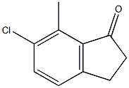 6-Chloro-7-methyl-indan-1-one Struktur