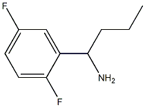 1-(2,5-DIFLUOROPHENYL)BUTYLAMINE Struktur