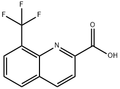 8-(trifluoromethyl)quinoline-2-carboxylic acid Struktur