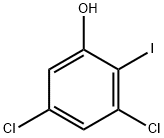 3,5-dichloro-2-iodophenol Struktur