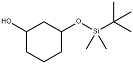 3-(tert-butyldimethylsilanyloxy)cyclohexanol Struktur