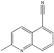 2-Methylquinoline-5-carbonitrile Struktur