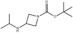 tert-butyl 3-(isopropylamino)azetidine-1-carboxylate Struktur