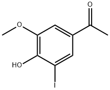 1-(4-Hydroxy-3-iodo-5-methoxy-phenyl)-ethanone Struktur