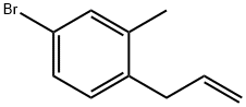 1-allyl-4-bromo-2-methylbenzene Struktur