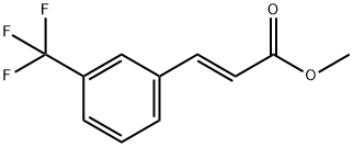 (2E)-3-[3-(Trifluoromethyl)phenyl]-2-propenoic acid methyl ester Struktur