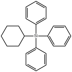 CYCLOHEXYLTRIPHENYLSILANE Struktur