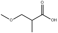 3-methoxy-2-methylpropanoic acid Struktur