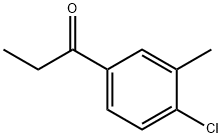 1-(4-Chloro-3-methylphenyl)propan-1-one Struktur