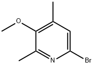 6-Bromo-3-methoxy-2,4-dimethylpyridine Struktur