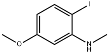 2-Iodo-5-methoxy-N-methylaniline Struktur