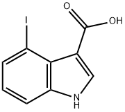 4-Iodo-1H-indole-3-carboxylic acid Struktur