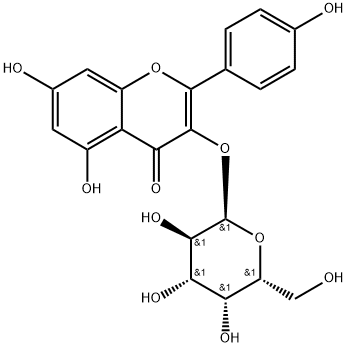 Kaempferol 3-O-D-galactoside Struktur