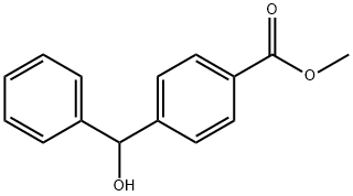 methyl 4-(hydroxy(phenyl)methyl)benzoate Struktur