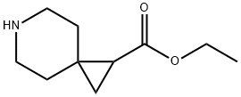 6-Azaspiro[2.5]octane-1-carboxylic acid ethyl ester Struktur