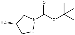 (S)-tert-butyl 5-hydroxyisoxazolidine-2-carboxylate Struktur