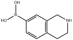 B-(1,2,3,4-tetrahydro-7-isoquinolinyl)boronic acid Struktur