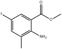 2-Amino-5-iodo-3-methylbenzoic Acid Methyl Ester Struktur