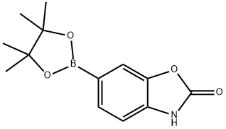 2-oxo-2,3-dihydrobenzo[d]oxazol-6-ylboronic acid pinacol ester Struktur