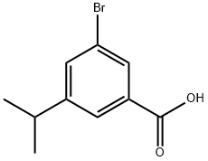 3-Bromo-5-isopropylbenzoic acid Struktur