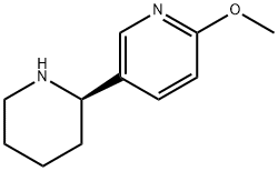 5-((2R)(2-PIPERIDYL))-2-METHOXYPYRIDINE Struktur