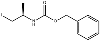 (R)-(2-Iodo-1-methyl-ethyl)-carbamic acid benzyl ester Struktur