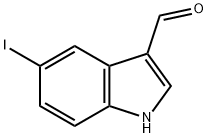 5-碘吲哚-3-甲醛 結(jié)構(gòu)式