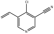 4-Chloro-5-vinylnicotinonitrile Struktur