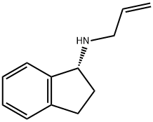 (R)-N-Allyl-1-aminoindane Struktur