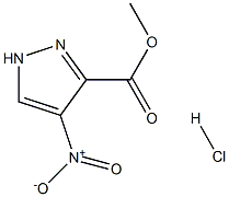 methyl 4-nitro-1H-pyrazole-3-carboxylate hydrochloride Struktur