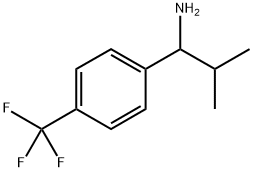 2-METHYL-1-[4-(TRIFLUOROMETHYL)PHENYL]PROPAN-1-AMINE Struktur