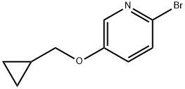 2-bromo-5-(cyclopropylmethoxy)Pyridine Struktur